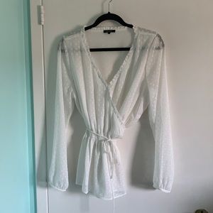 Rw&co wrap top - NWOT